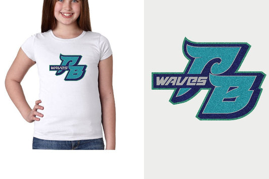 Glitter PB Pacific Beach Girls' Princess T-Shirt